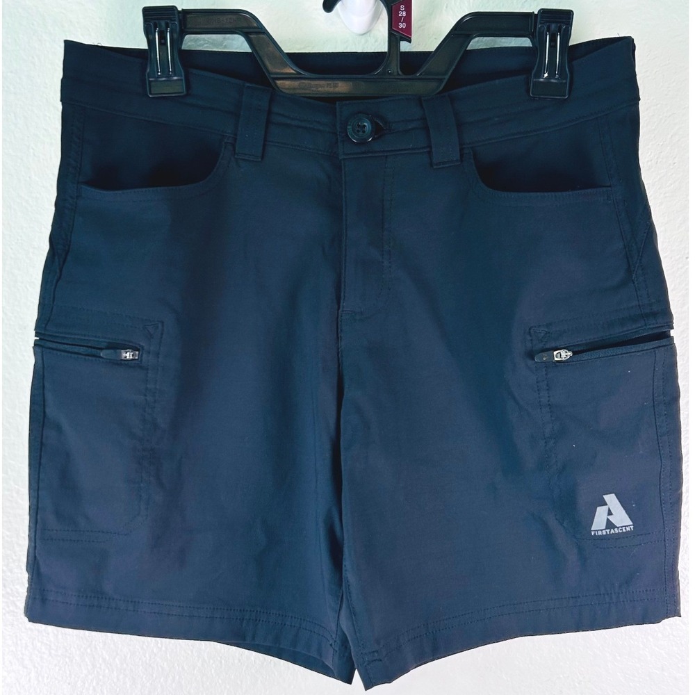 Eddie Bauer First Ascent Guide Shorts SZ 6 Black Hiking Cargo Gorpcore Outdoor
